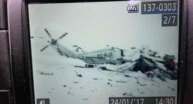 Six people died when a rescue helicopter crashed in central Italy.   The Augusta AW139 of the emergency rescue services - similar to those used by the Armed Forces of Malta - crashed as it was ferrying an injured skier from the Campo Felice ski resort. Four crew members and a medic were also on board. None survived.   Rescuers were hampered by heavy snow and poor visibility but eventually managed to reach the crash using infrared imaging equipment. 