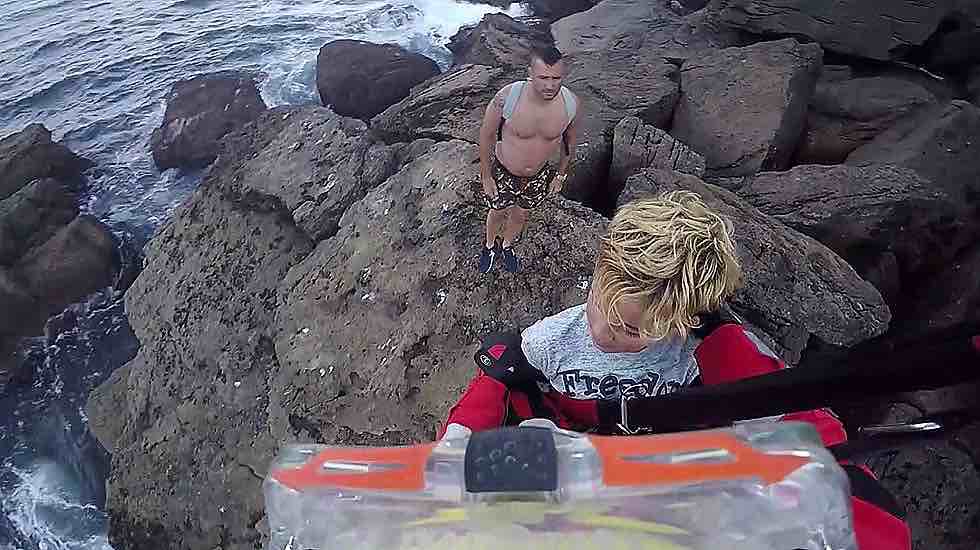 Helimer cantabrico rescate padre hijo