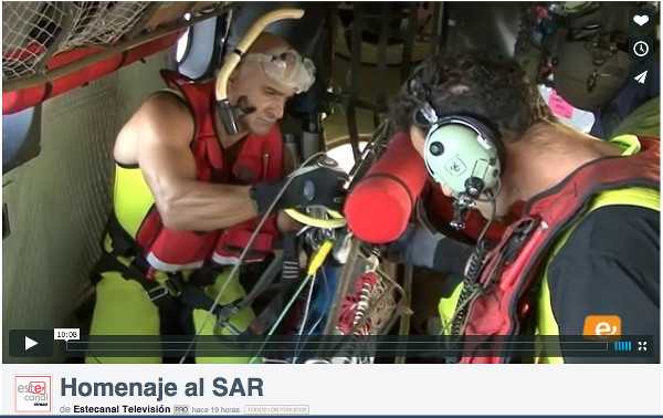Homenaje al servicio SAR del Ejercito del Aire