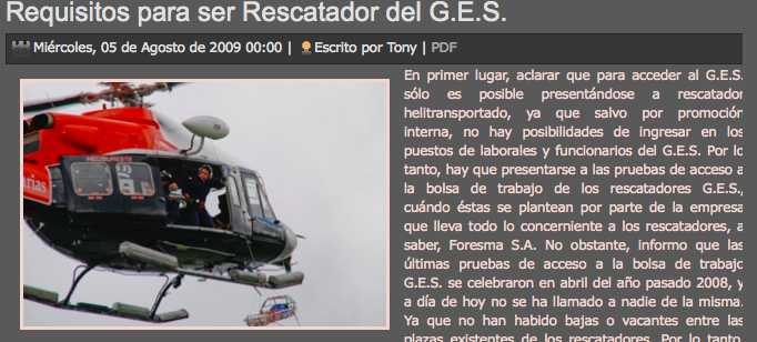 Grupo de Emergencias y Salvamento de Canarias