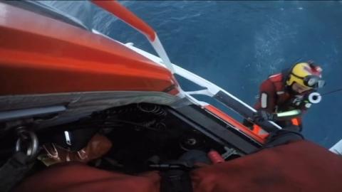 Rescate de la tripulación del Marengo Helicopter Rescue Helimer 204 AW139